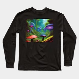 Mushroom Mystery Tour with Psilocybin… Long Sleeve T-Shirt